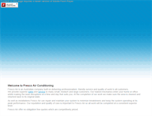 Tablet Screenshot of frescoair.com.au